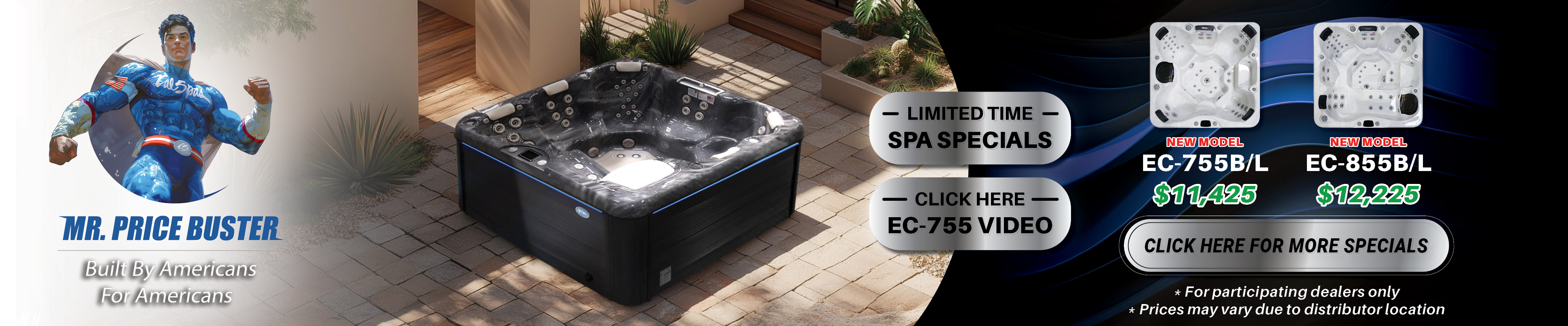 Calspas hot tub being used in a family setting - Salto